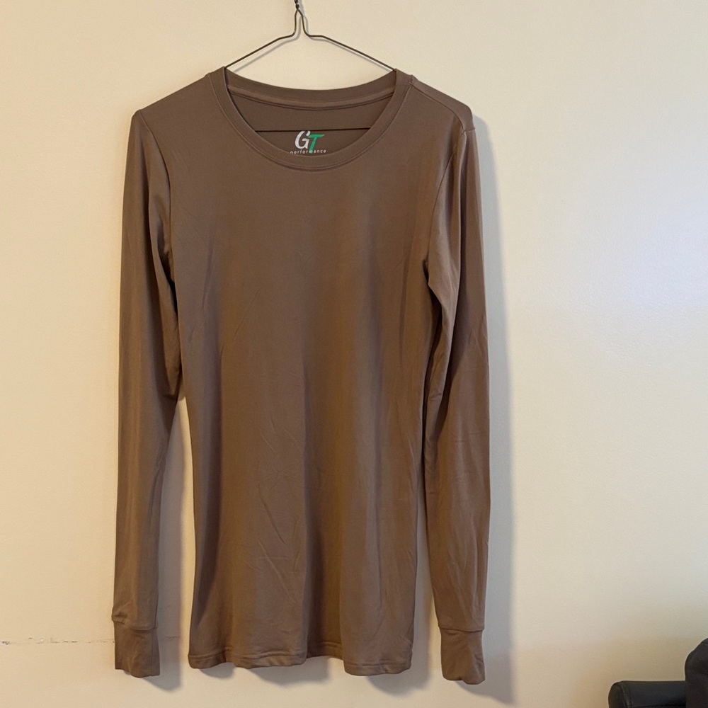 Brown Long Sleeve Shirt